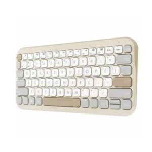 Asus Marshmallow KW100-OM Keyboard – Wireless Connectivity – Oat Milk