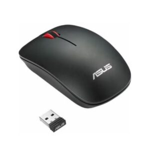 Asus WT300-BK-RD – Optical – 3 Button(s) – Matte Black, Red – Wireless Mouse